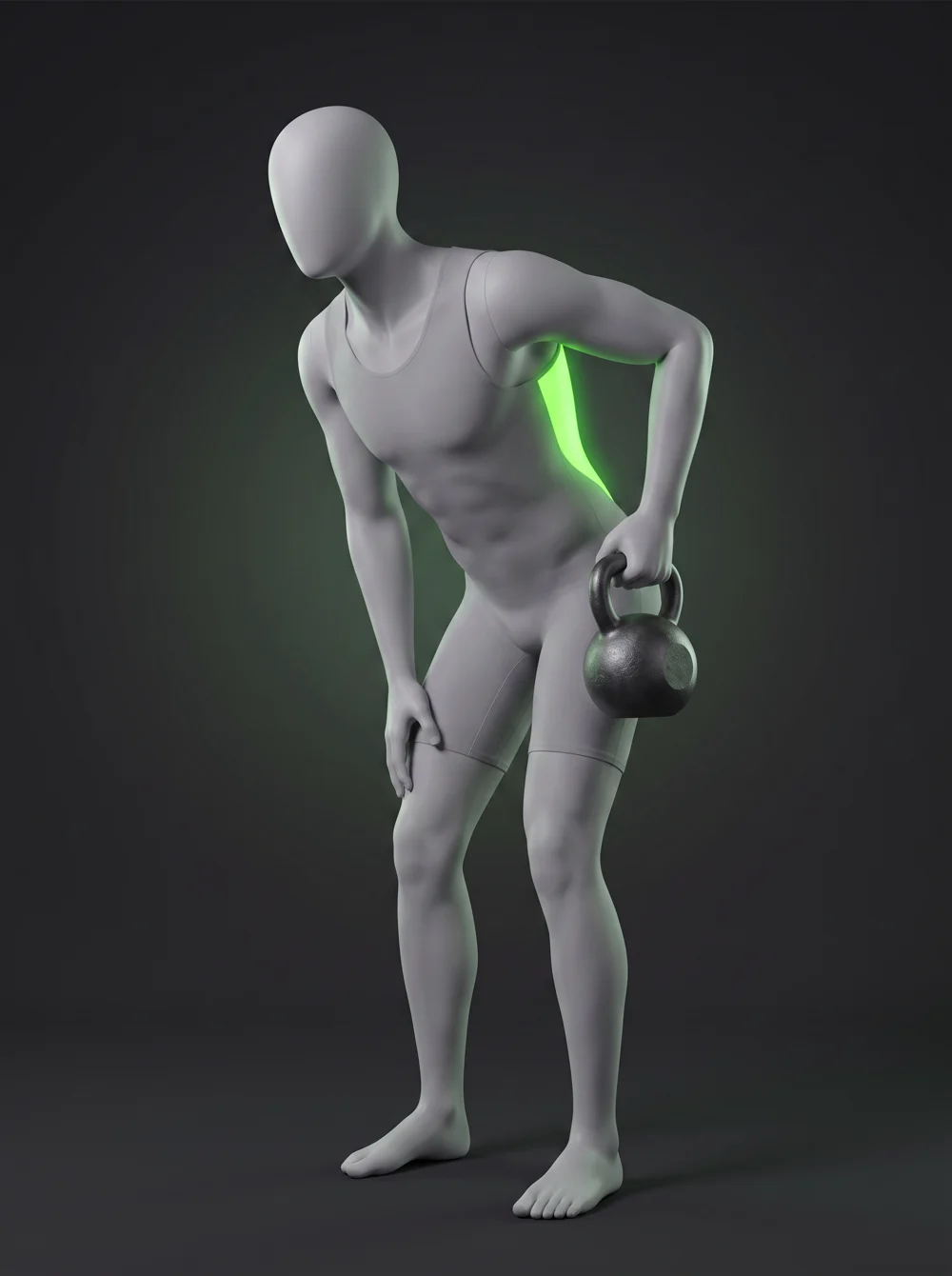 Single-Arm Kettlebell Bent-Over Row