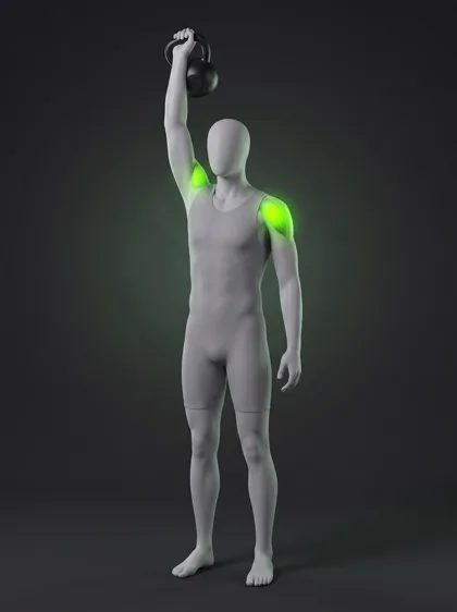 Bottoms-Up Kettlebell Press