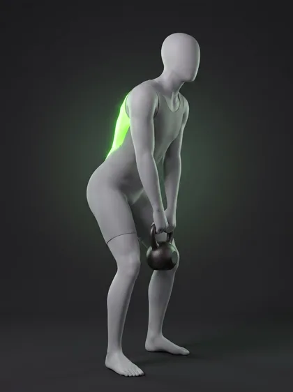 Bent-Over Kettlebell Row