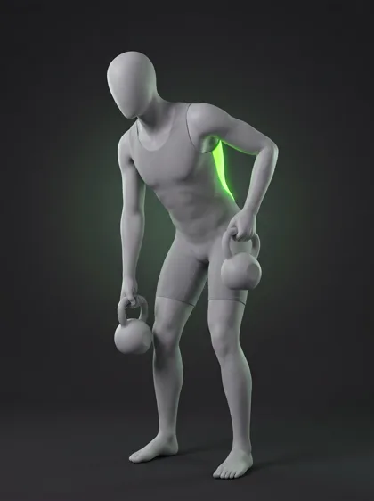 Kettlebell Gorilla Row