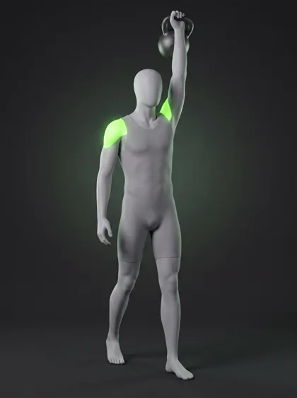 Kettlebell Overhead Carry