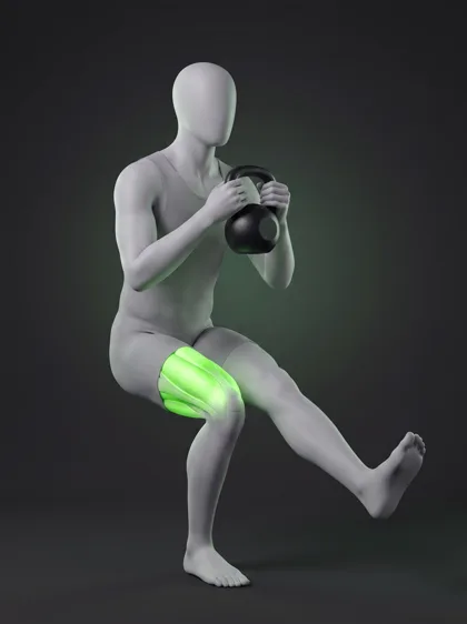 Kettlebell Pistol Squat