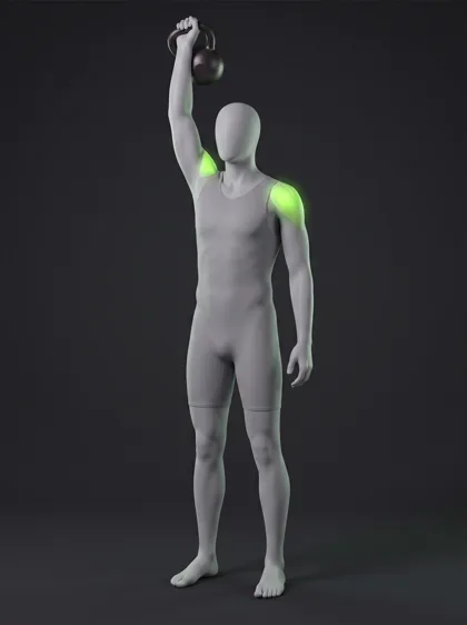 Single-Arm Kettlebell Press
