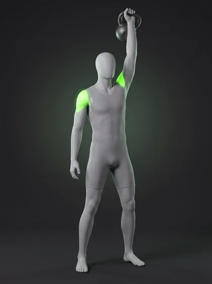 Kettlebell Snatch to Push Press