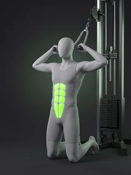 Kneeling Cable Crunch