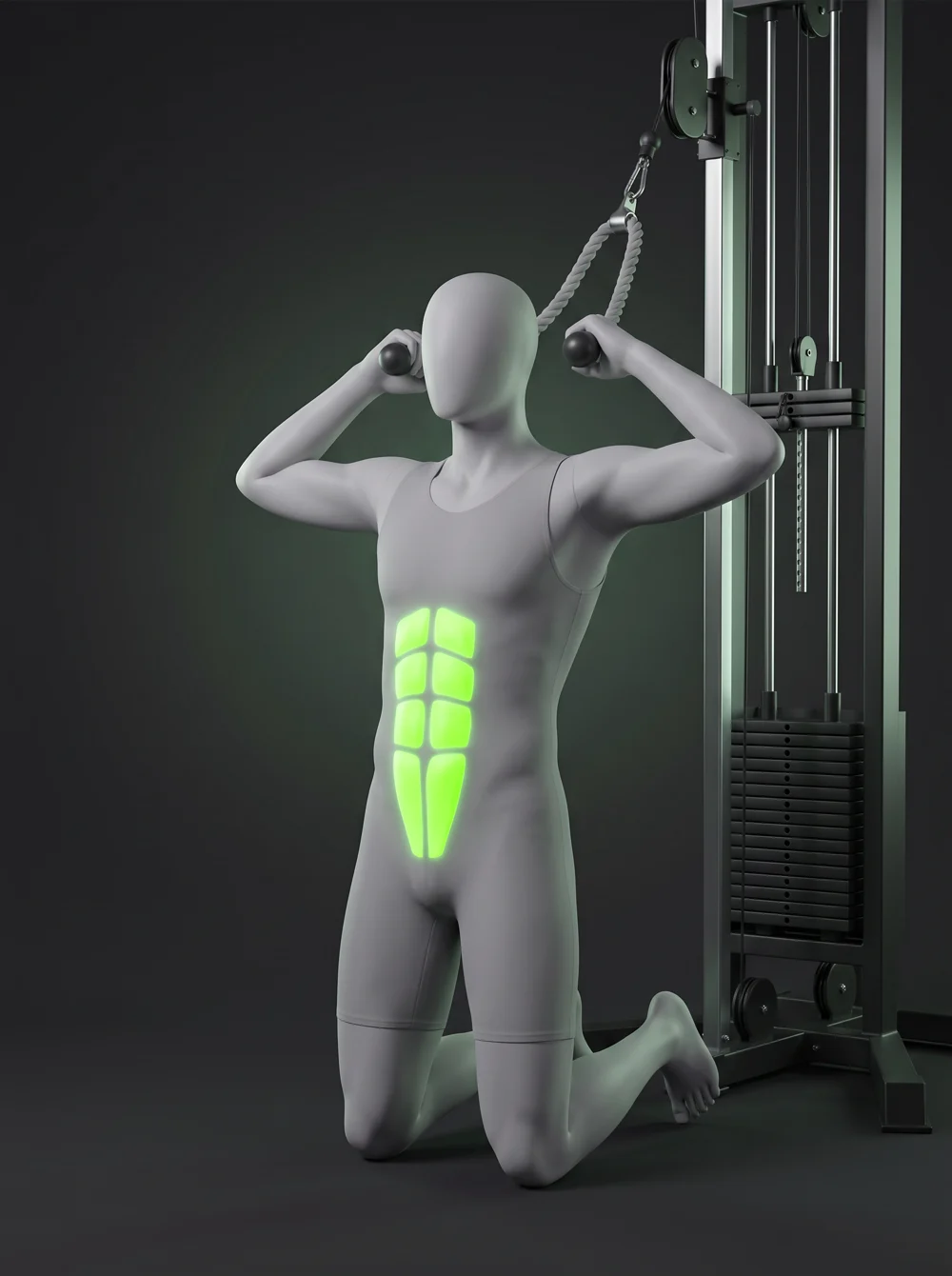 Kneeling Cable Crunch