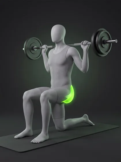Barbell Kneeling Squat