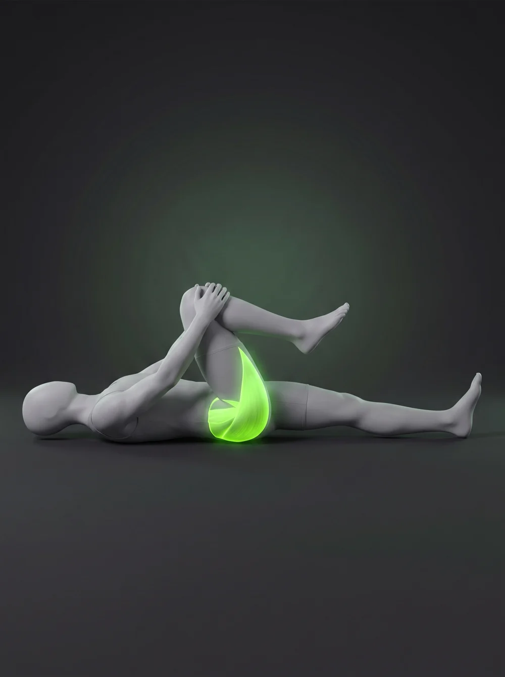 Lying Knee-to-Chest Stretch