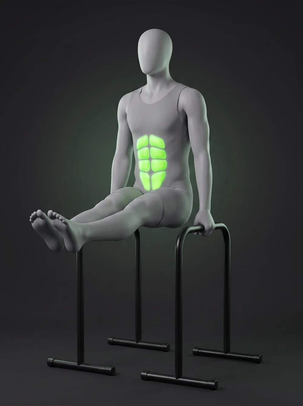 Parallette L-Sit Hold