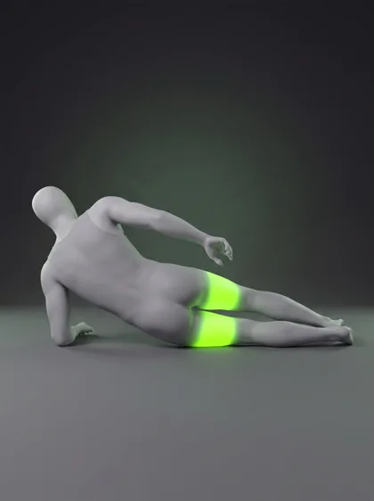 Lying Quad Stretch