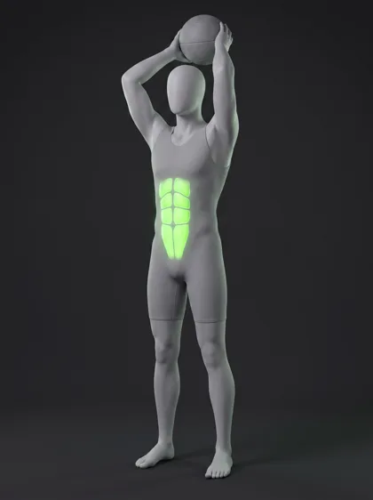 Medicine Ball Overhead Figure 8