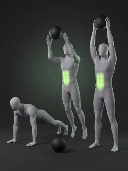 Medicine Ball Burpee Slam