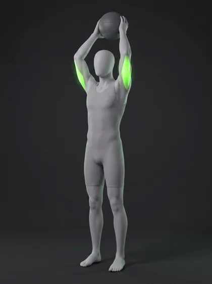 Overhead Backward Medicine Ball Toss