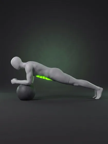 Medicine Ball Plank