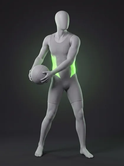 Rotational Medicine Ball Scoop Toss