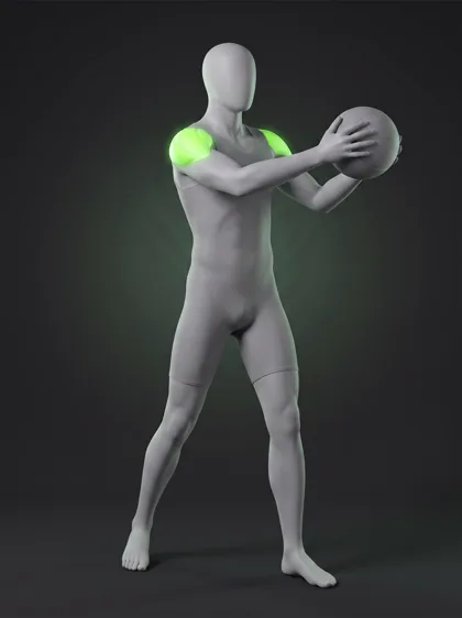 Medicine Ball Shot Put Throw
