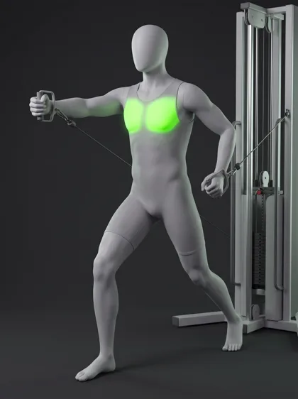 Single-Arm Standing Cable Chest Press
