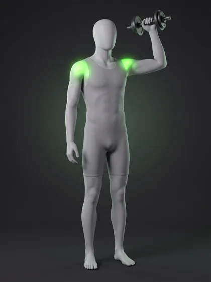 Standing Single-Arm Dumbbell Press