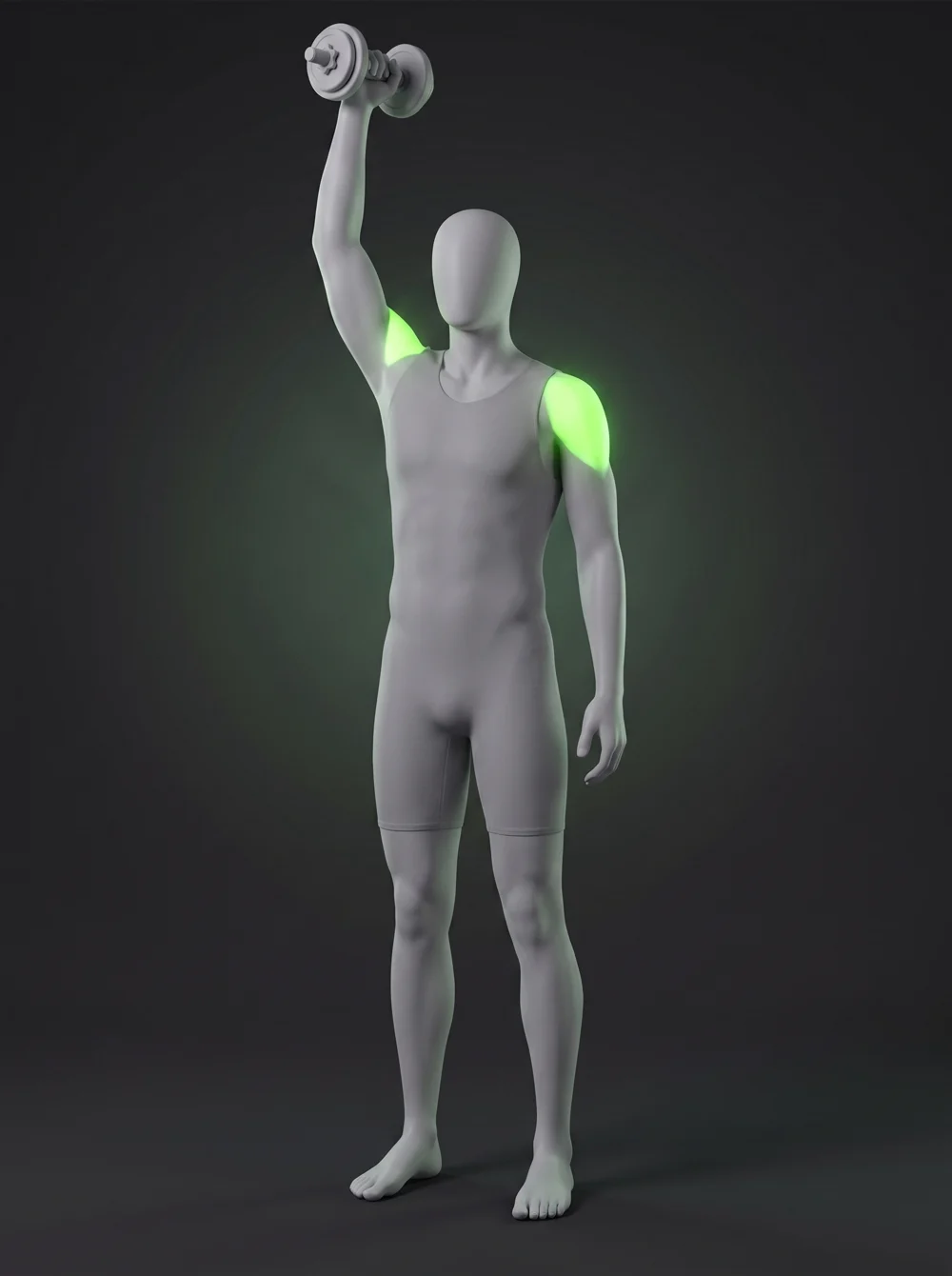 Single-Arm Dumbbell Thruster