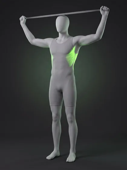 Overhead Band Stretch