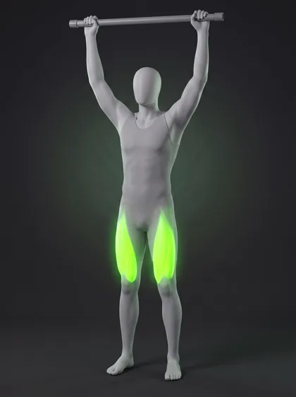 PVC Pipe Overhead Squat