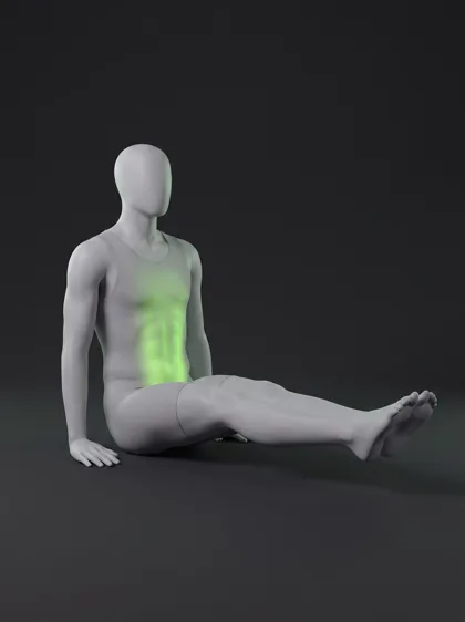 Seated Pike Compressions