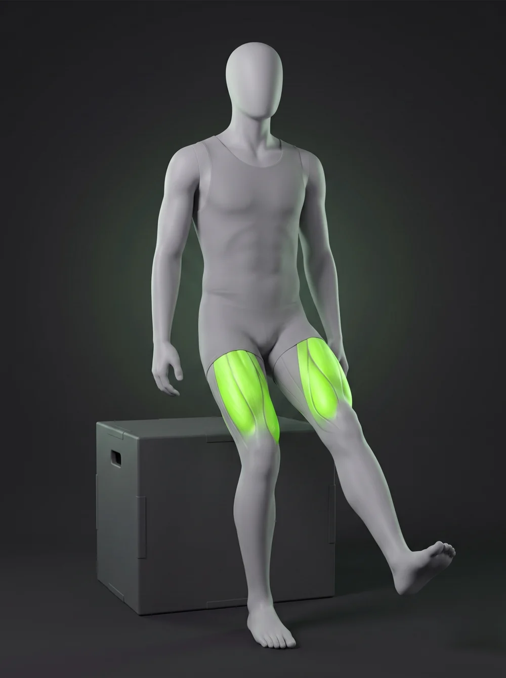 Pistol Box Squat