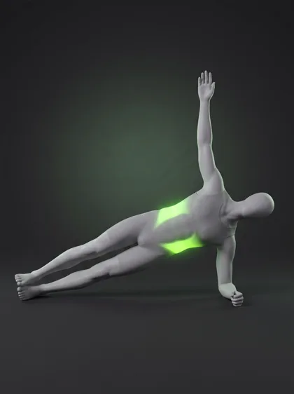 Plank Hip Dips