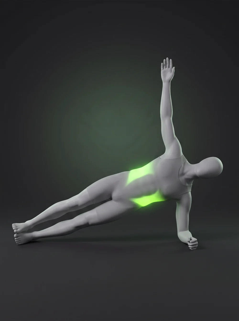 Plank Hip Dips