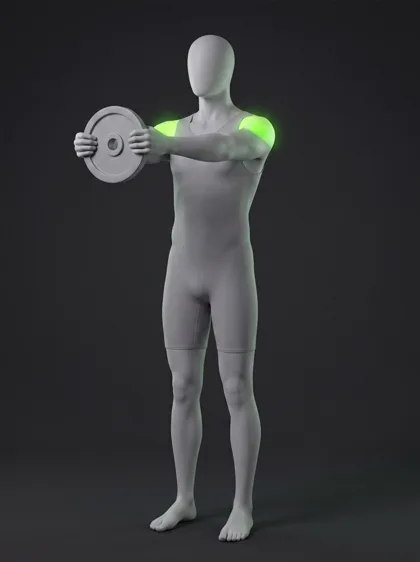 Plate Front Raise