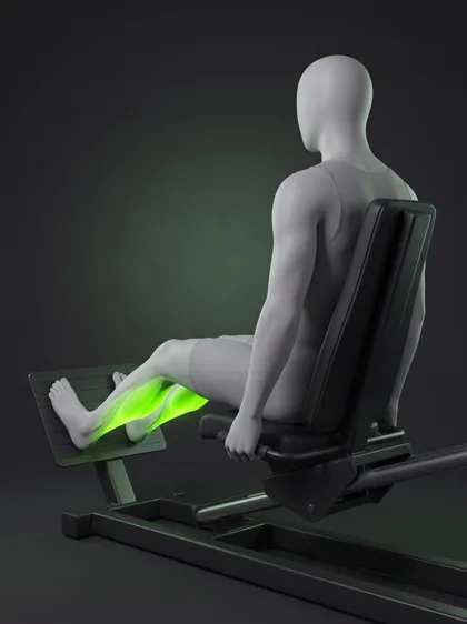 Calf Press on Leg Press Machine