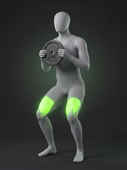 Plate Squat