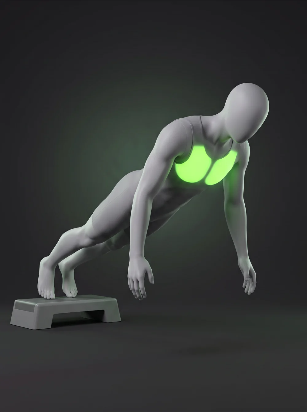 Feet-Elevated Plyometric Push-Up