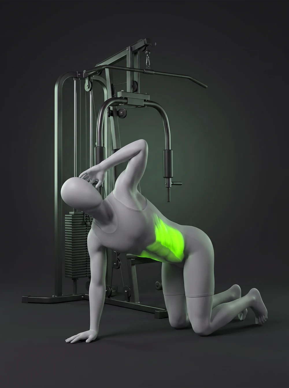 Quadruped Thoracic Rotation