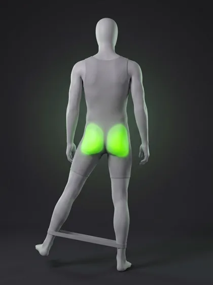 Standing Resistance Band Hip Abduction