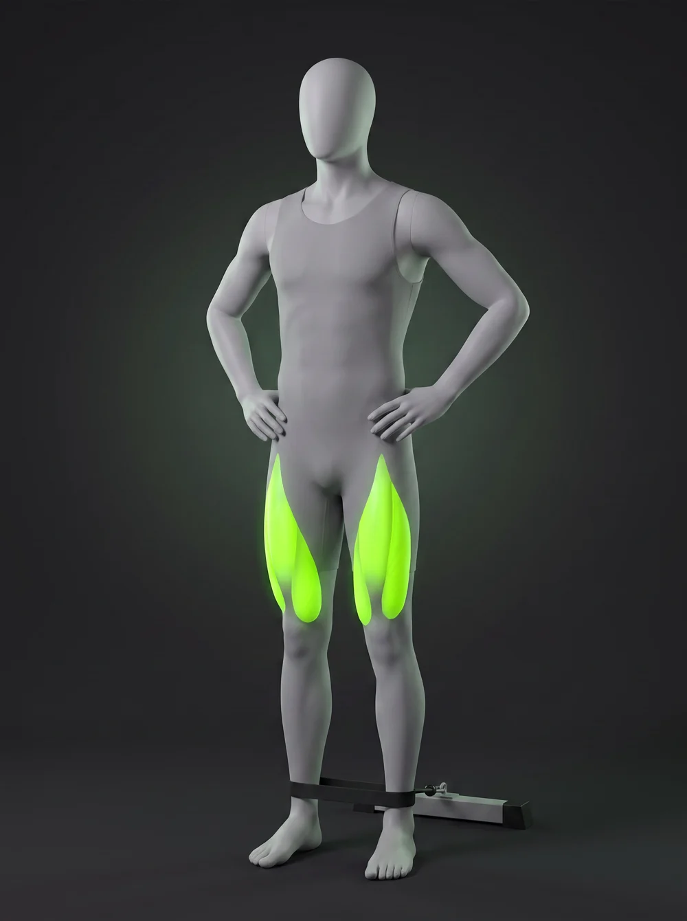 Standing Resistance Band Leg Extension
