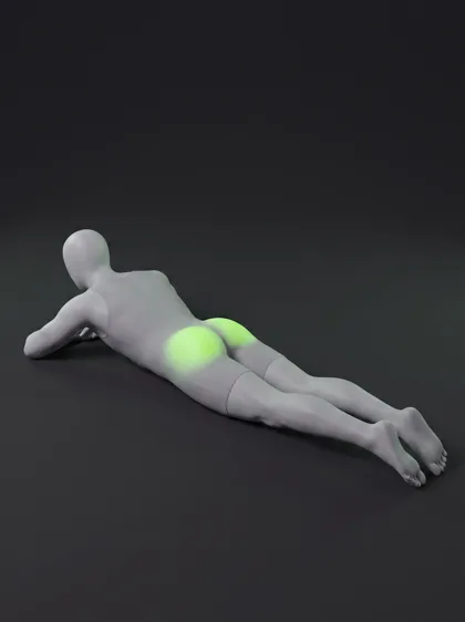 Floor Reverse Hyperextension