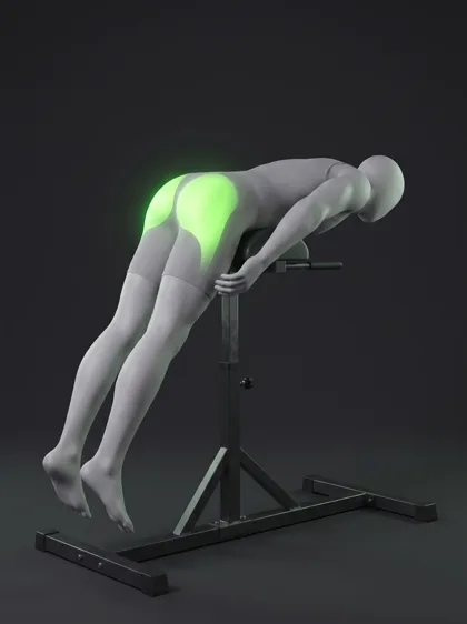 Machine Reverse Hyperextension