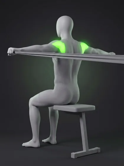 Seated Band Reverse Fly