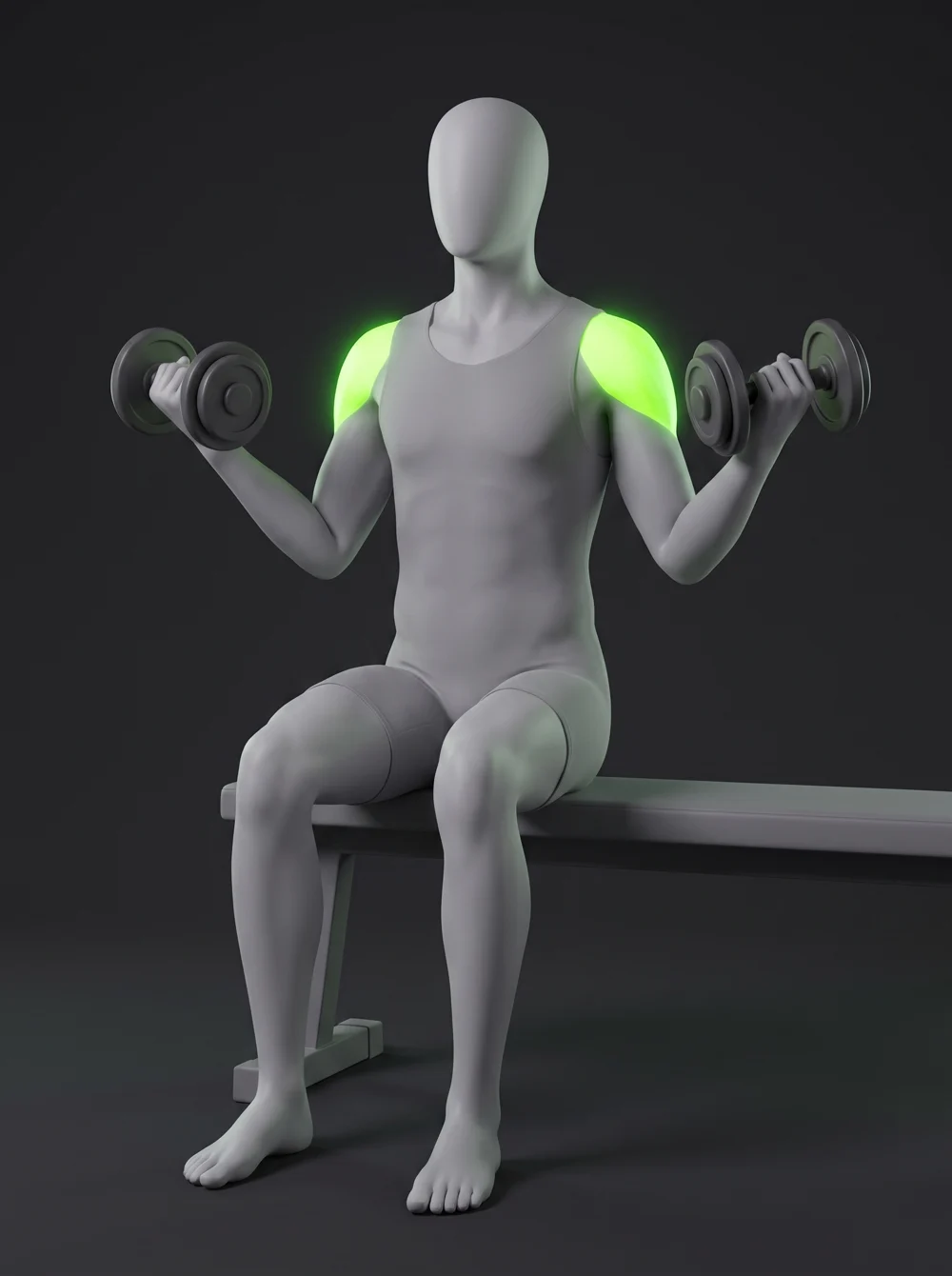 Seated Dumbbell Scaption