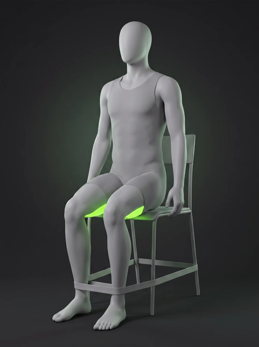 Seated Resistance Band Leg Curl