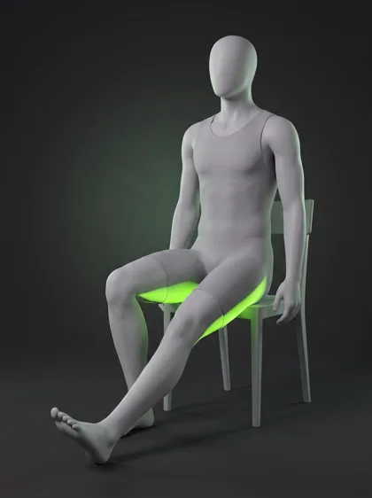 Seated Hamstring Stretch (chair)