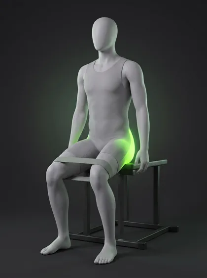 Seated Banded Hip Abduction