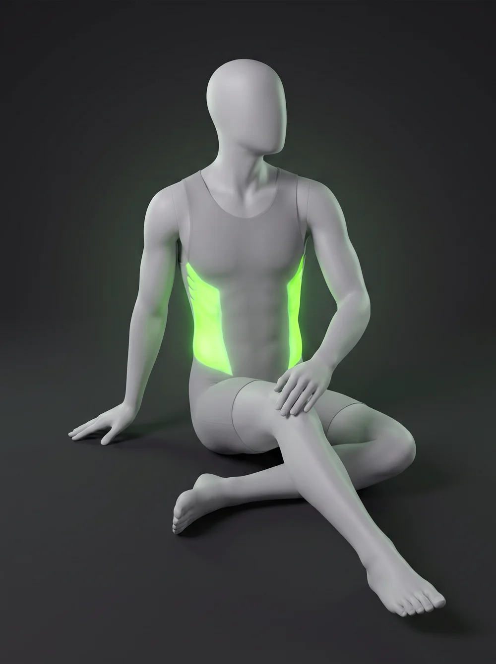 Seated Spinal Twist (bodyweight)