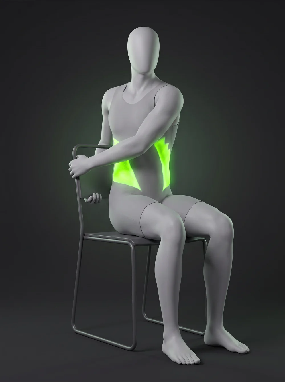 Seated Torso Twist (chair)
