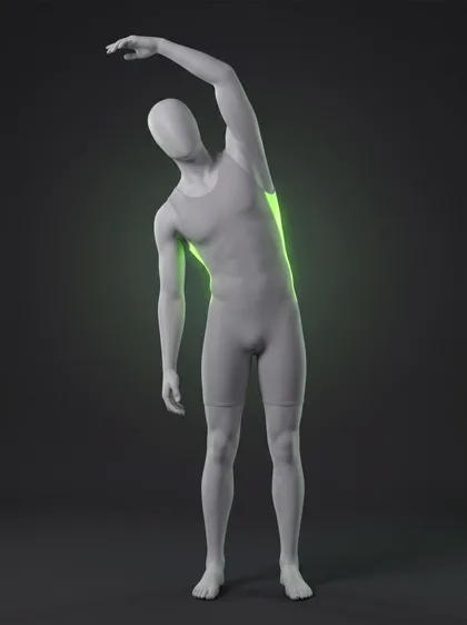 Side Bend with Overhead Reach