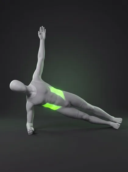 Side Plank Hip Dips