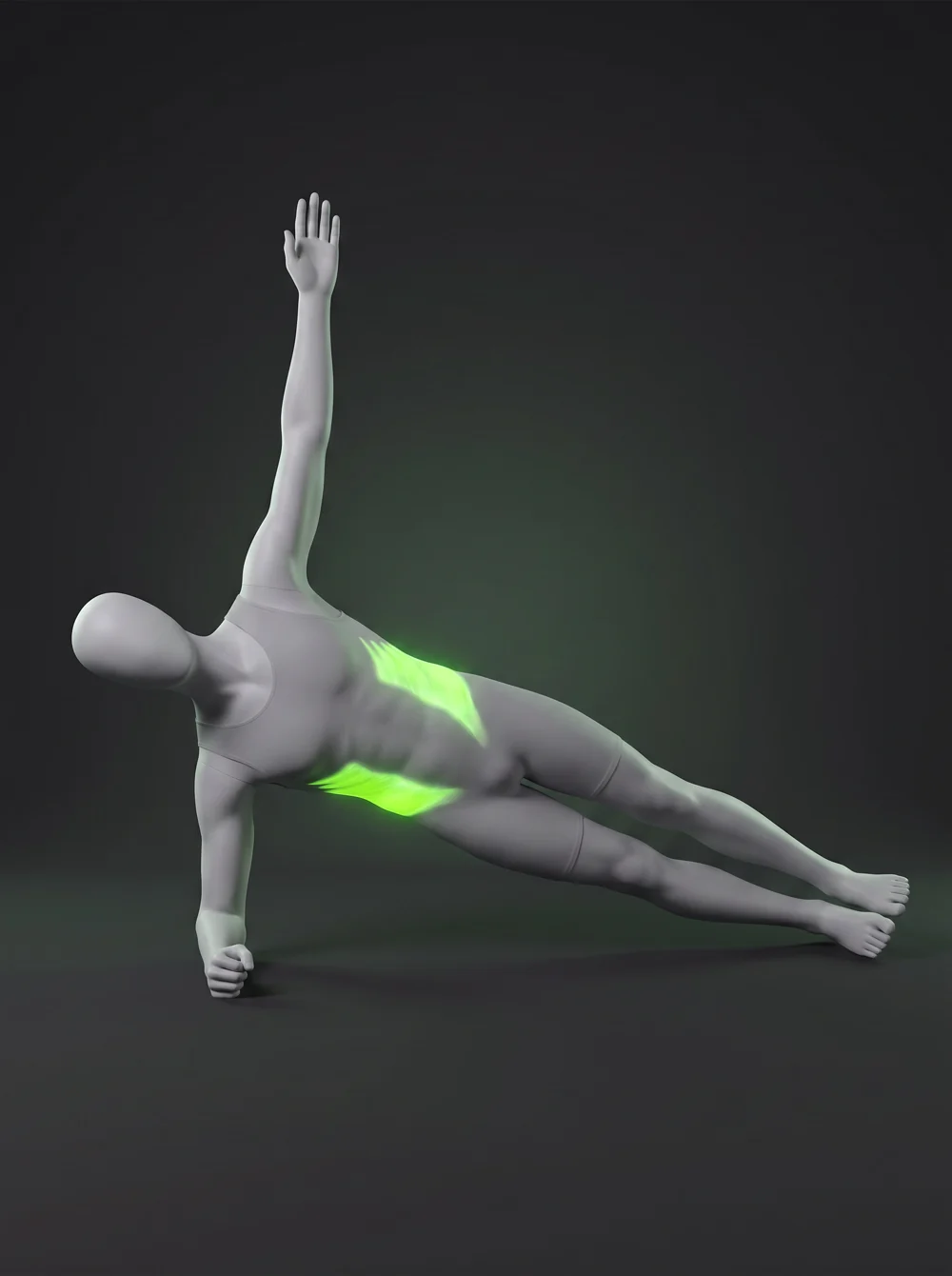 Side Plank Hip Dips