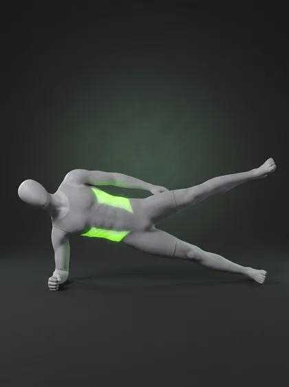 Side Plank Leg Raise
