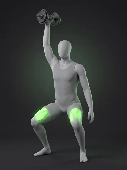 Single-Arm Dumbbell Overhead Squat